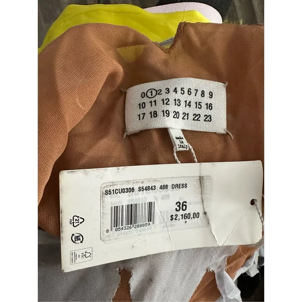 Maison Margiela Cut-Out Silk Dress Size IT 36 / US 0 $2160 - Picture 10 of 10